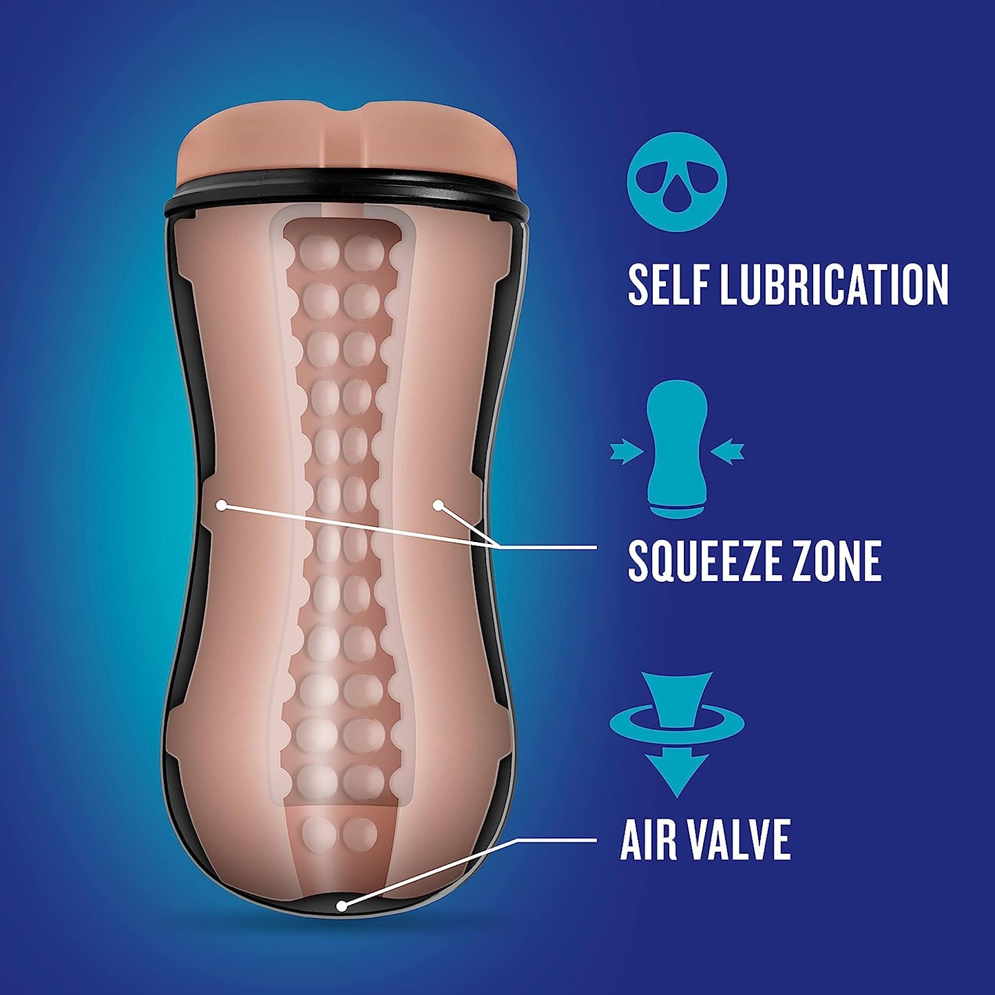 Masturbador Realista Ano De Hombre Apretado Suave Stroker The Surfer Dude - Self Lubricating Stroker