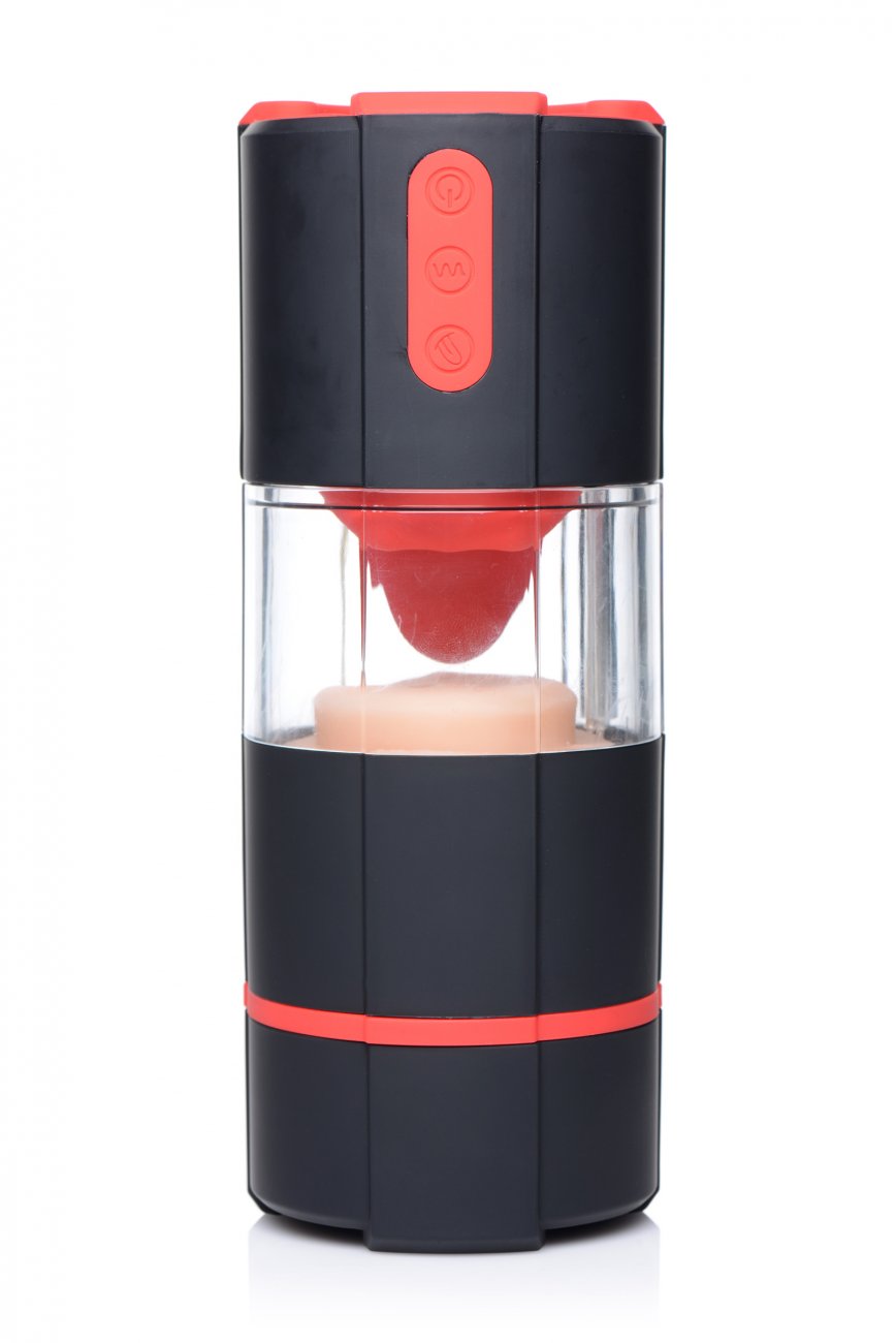 Masturbador Automático Vagina Lengua Interna Muy Estimulante Flicking Tongue Masturbator