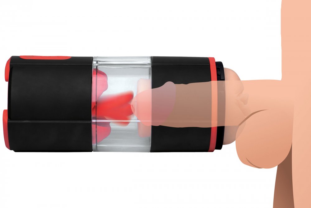 Masturbador Automático Vagina Lengua Interna Muy Estimulante Flicking Tongue Masturbator