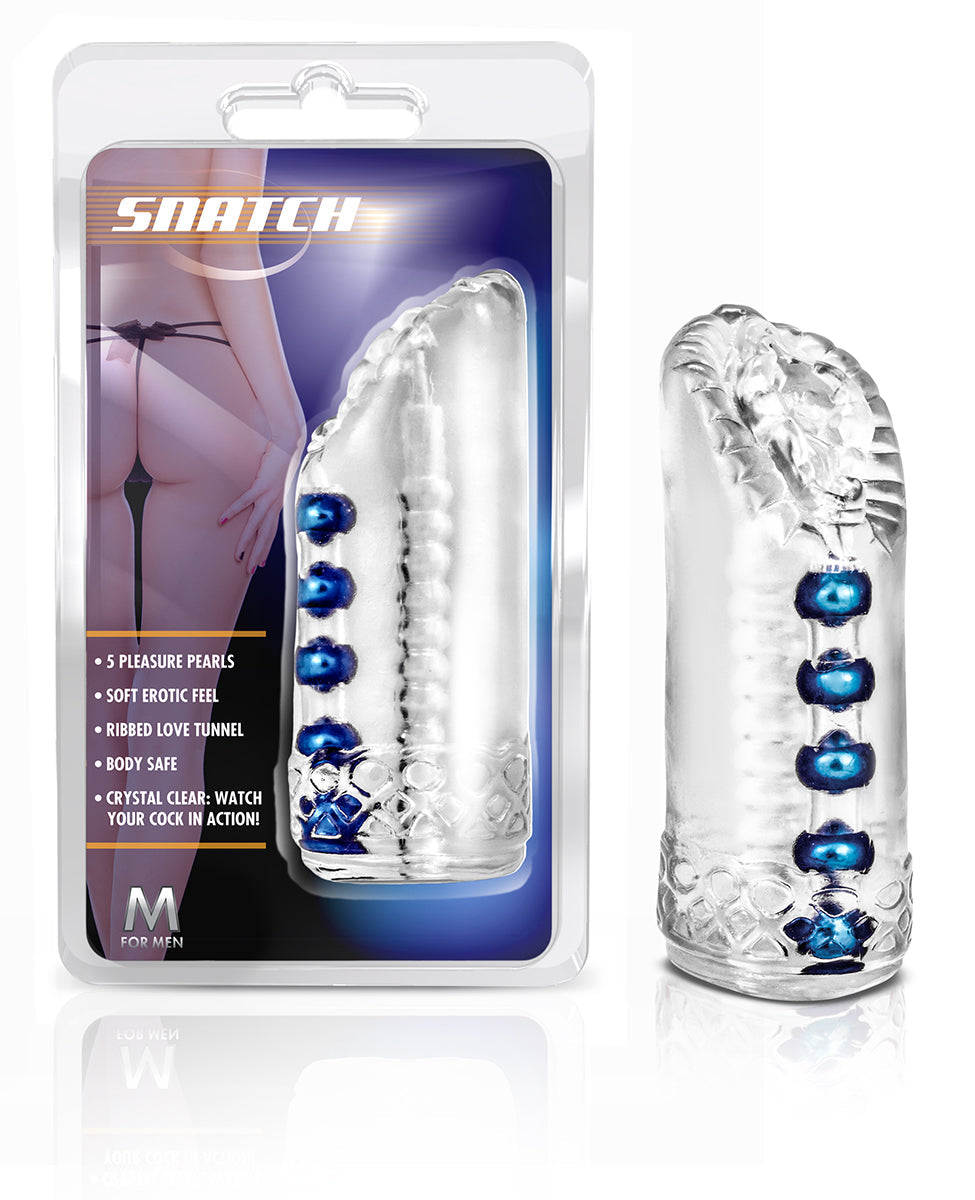 Masturbador Pussy Stroker Textura Interna Vagina Sexy Snatch - Clear