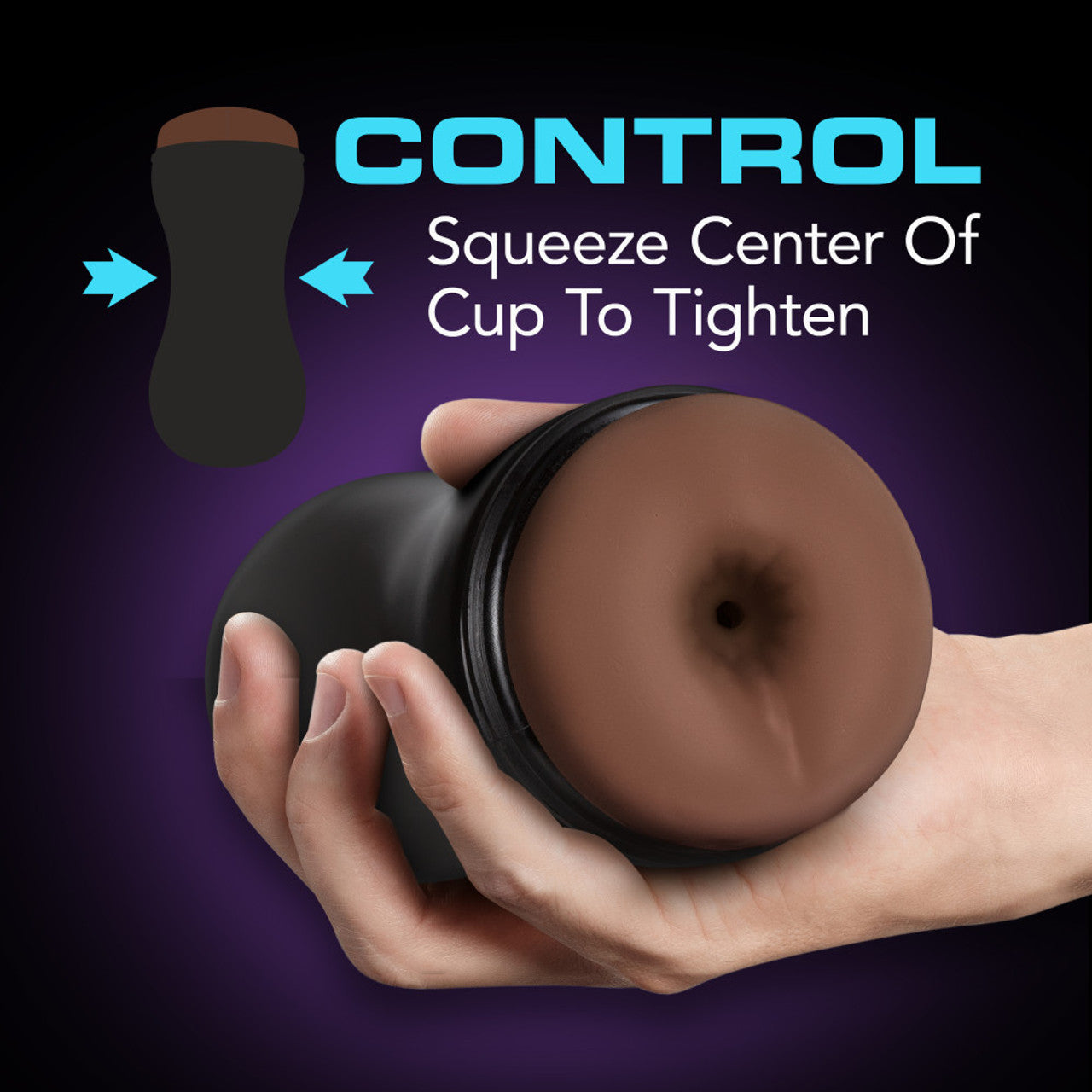 Masturbador Realista Ano Hombre Apretado Suave Loverboy - The DJ - Self Lubricating Stroker - Brown