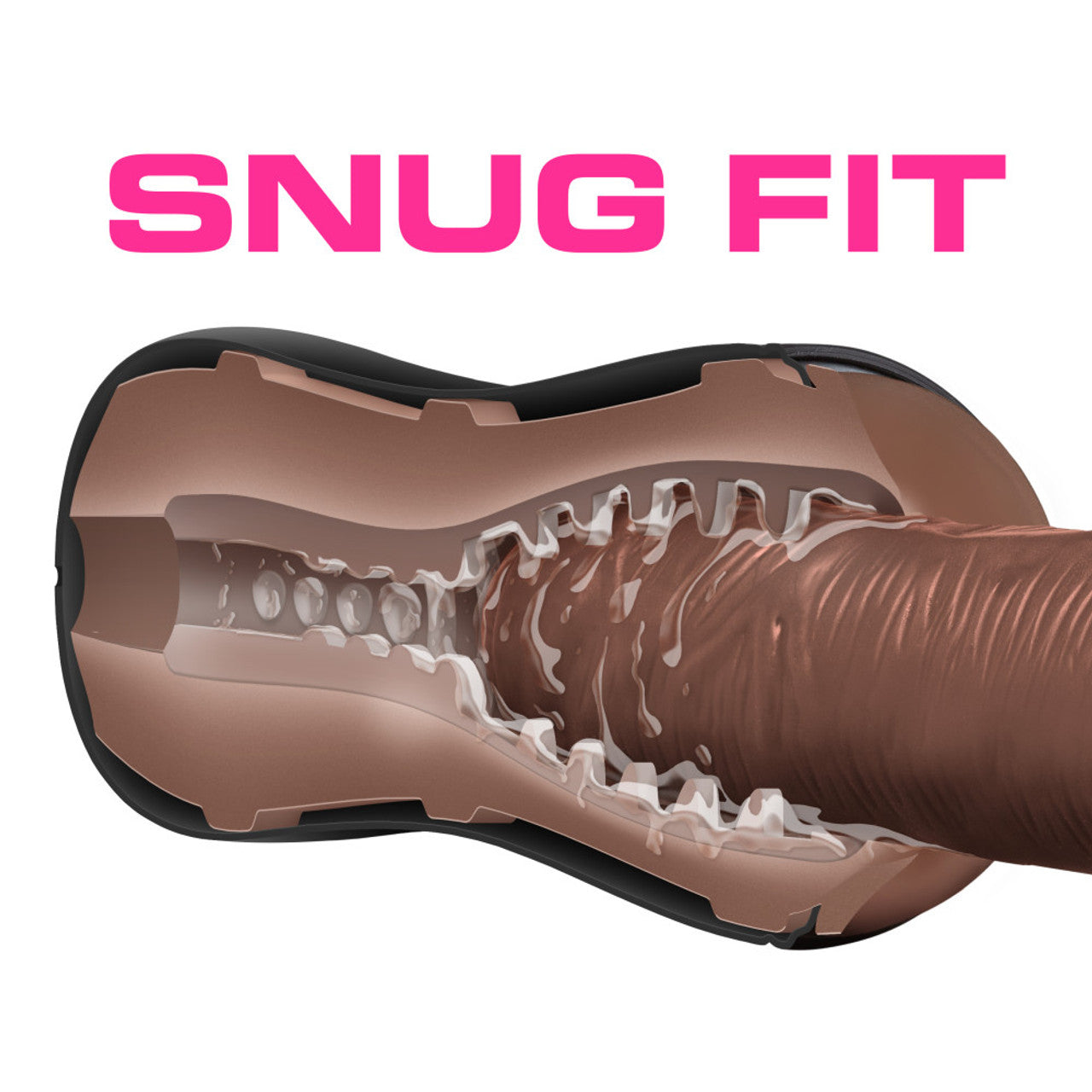 Masturbador Realista Ano Hombre Apretado Suave Loverboy - The DJ - Self Lubricating Stroker - Brown