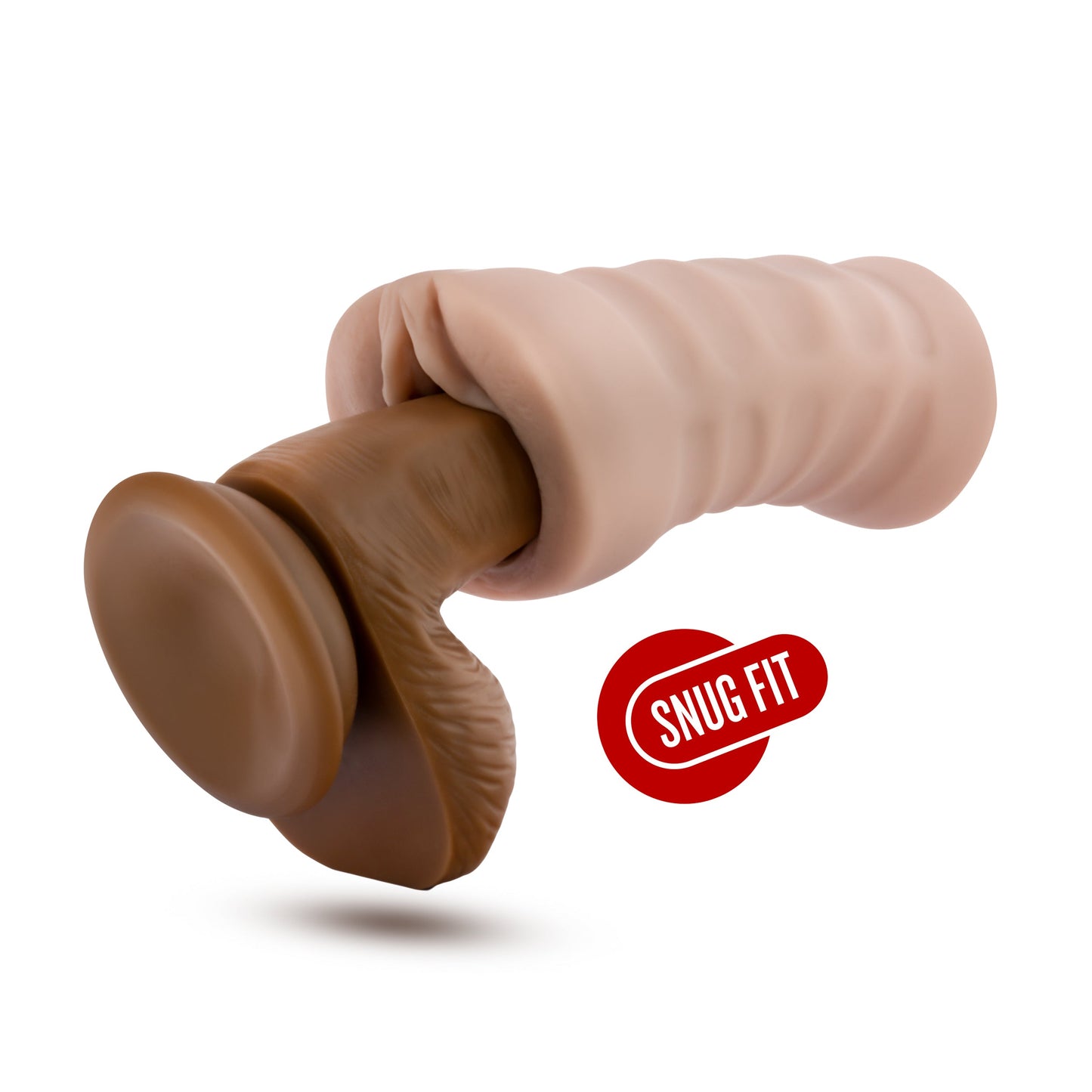 Masturbador Masculino Suave Rica Vagina Stroker Vibracion M for Men - Rain - Vanilla