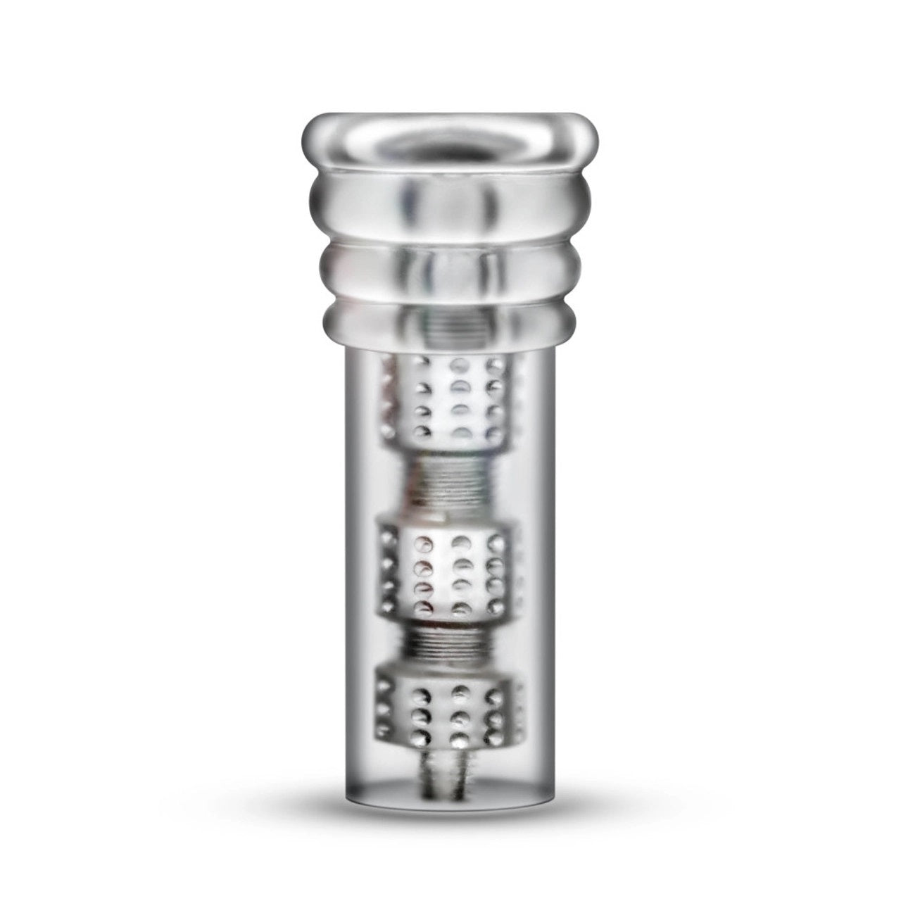 Masturbador Suave Textura Interna Brilla En La Obscuridad M for Men - Soft and Wet - All Nighter - Clear