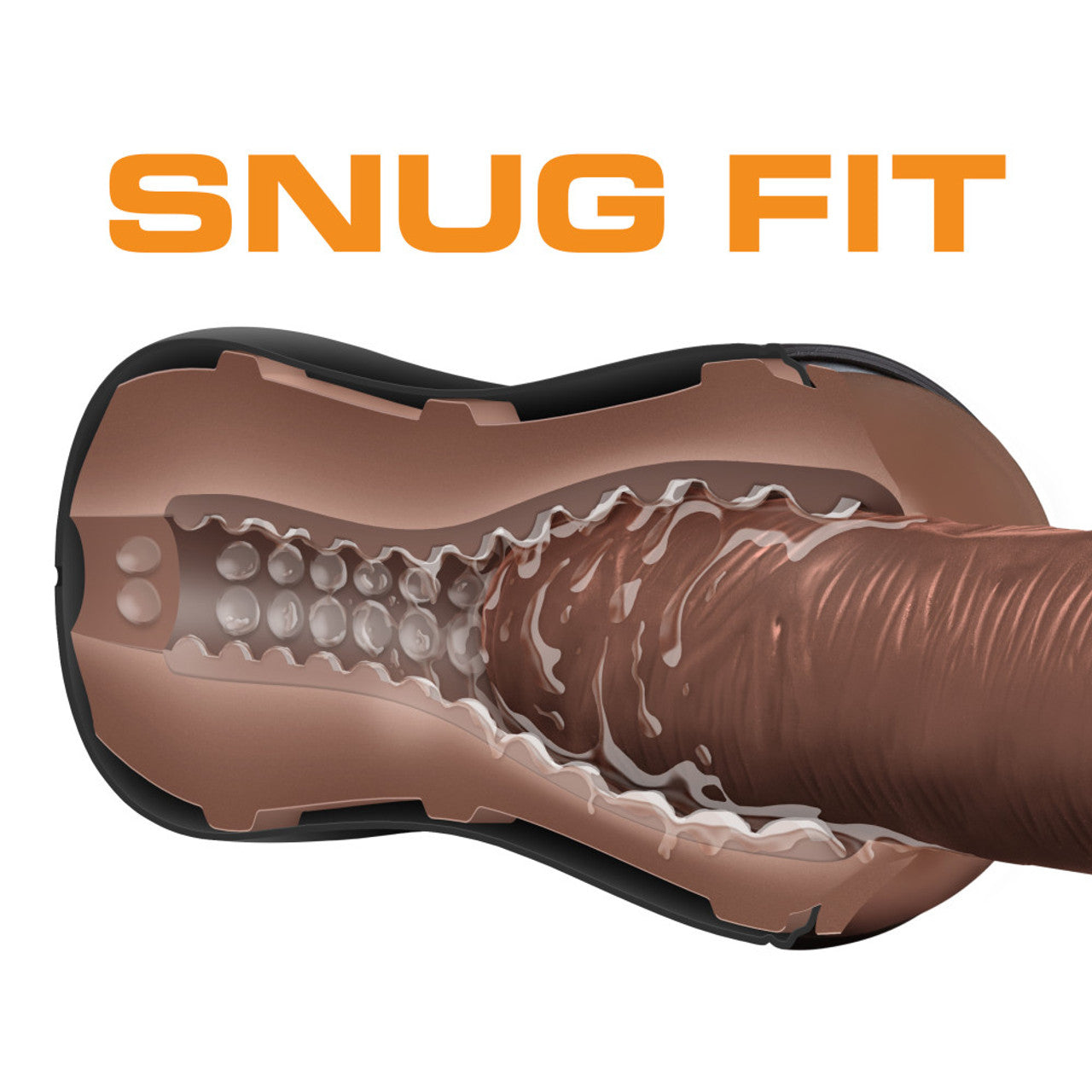 Masturbador Realista Ano De Hombre Apretado Stroker Loverboy - The Mechanic - Self Lubricating Stroker - Brown
