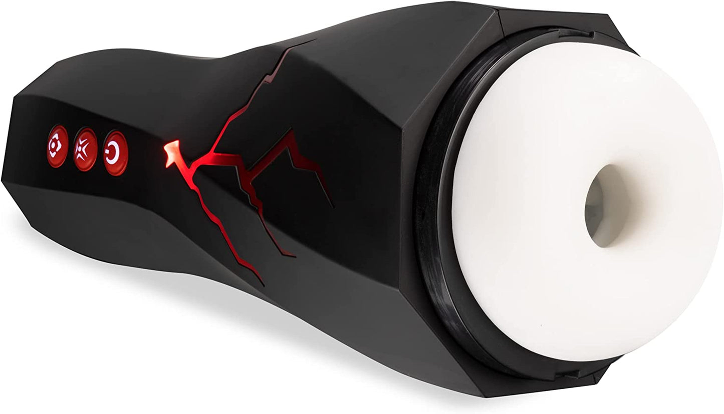 Masturbador Vibracion con Succion De Lujo M For Men - Storm - White