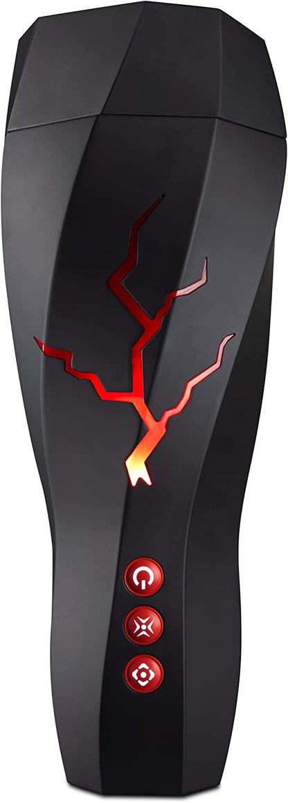 Masturbador Vibracion con Succion De Lujo M For Men - Storm - White