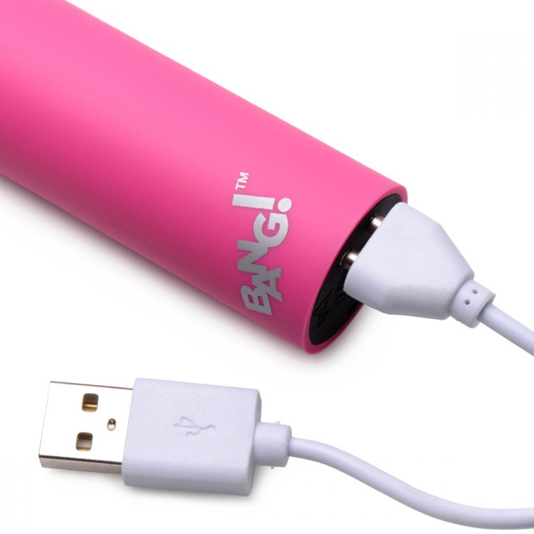 Mega Bala Vibradora Potente Masajeadora Recargable Bang! 10X Mega Vibrator  Pink