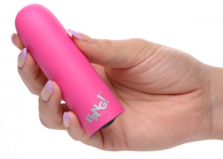 Mega Bala Vibradora Potente Masajeadora Recargable Bang! 10X Mega Vibrator  Pink