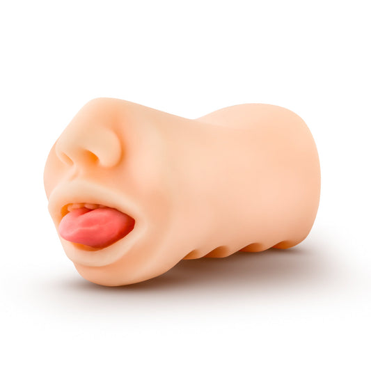 Masturbador Realista Boca Lengua Blow Job, Sexo Oral X5 Men  Oral Anne -