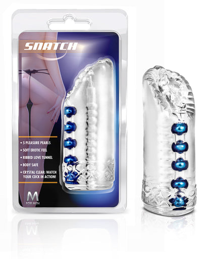 Masturbador Pussy Stroker Textura Interna Vagina Sexy Snatch - Clear