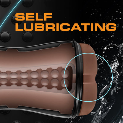 Masturbador Realista Ano De Hombre Apretado Stroker Loverboy - The Mechanic - Self Lubricating Stroker - Brown