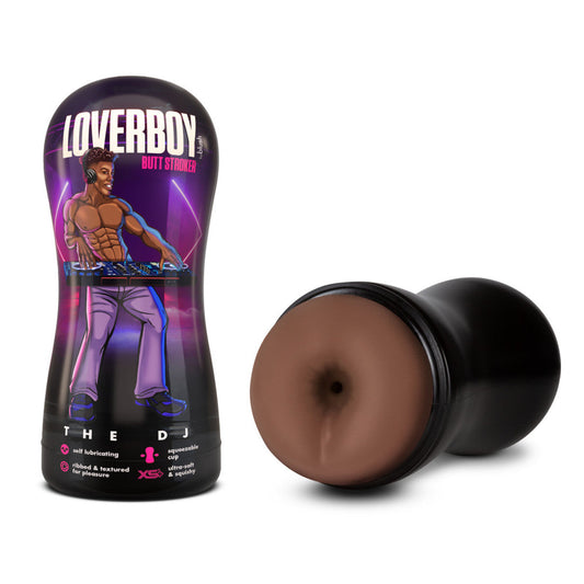 Masturbador Realista Ano Hombre Apretado Suave Loverboy - The DJ - Self Lubricating Stroker - Brown