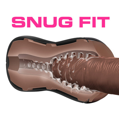 Masturbador Realista Ano Hombre Apretado Suave Loverboy - The DJ - Self Lubricating Stroker - Brown