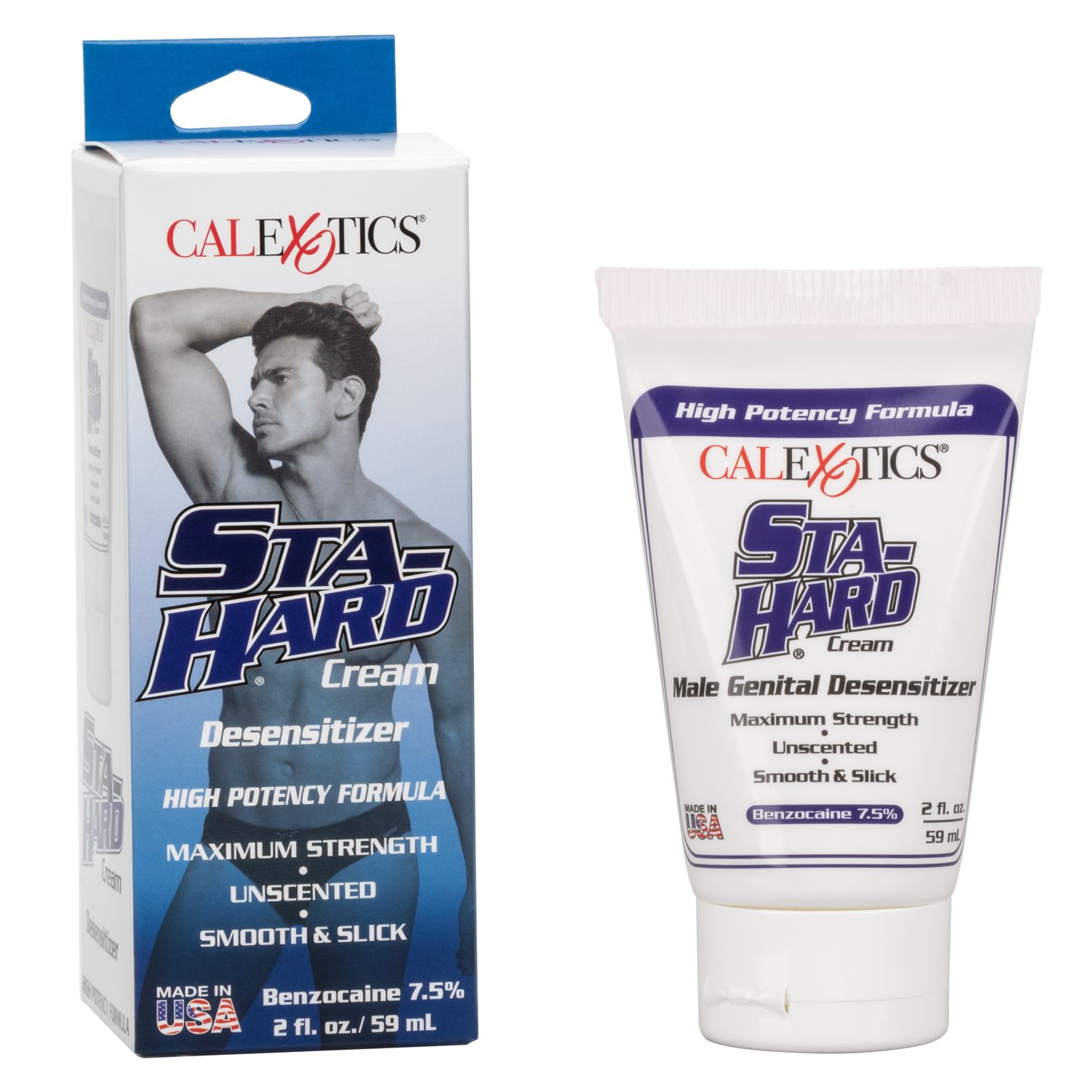 Retardante Sta-hard Desensibilizador Eyaculación Precoz Sta-Hard® Cream 2 oz - Packaged