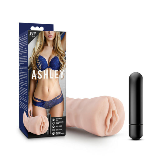 Masturbador Masculino Suave Rica Vagina Stroker Vibracion M for Men  Ashley - Vanilla